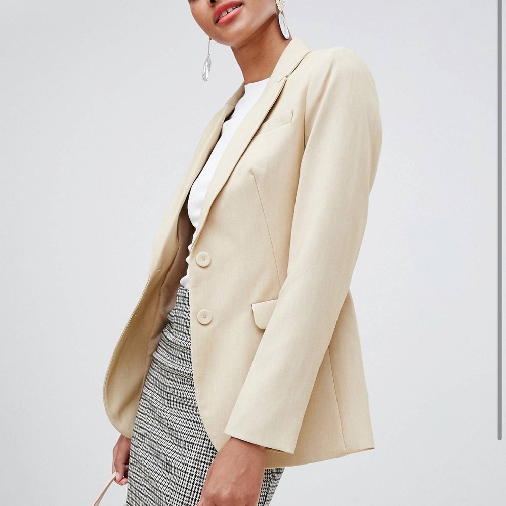 Tan beige blazer